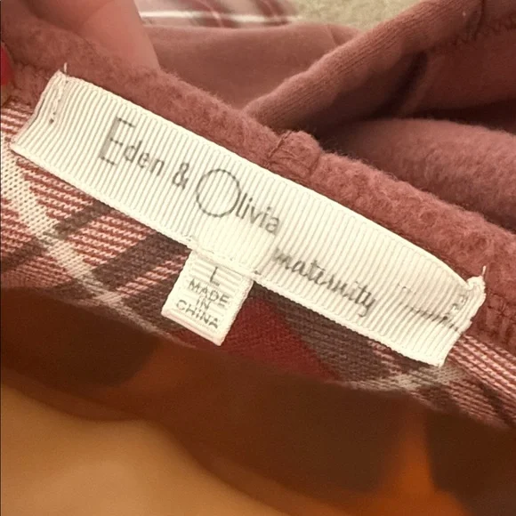 Eden & Olivia Red Plaid cardigan - Picture 2 of 3